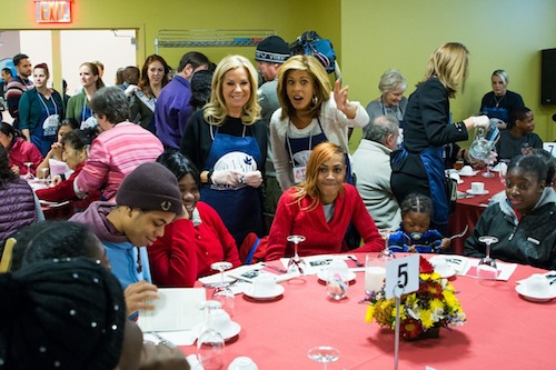 Kathie Lee NY Rescue Mission Thanksgiving