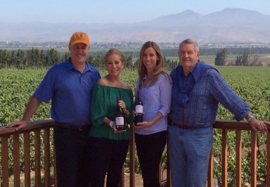 Kathie Lee Gifft Wine at Scheid Vineyard