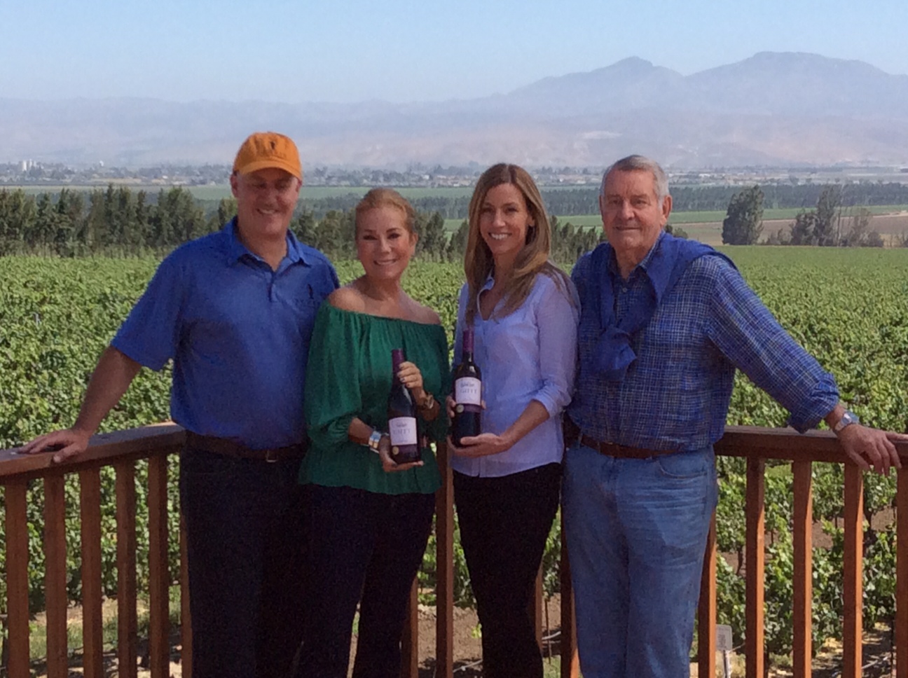 Kathie Lee Gifft Wine at Scheid Vineyard